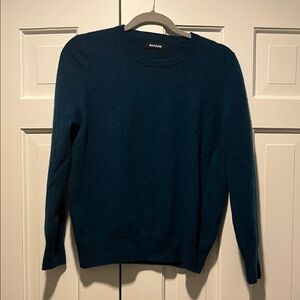Naadam Cashmere Women’s Crewneck Sweater in Deep Teal